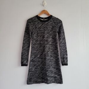 ☀️Madewell Black Space Gray Sweater Dress